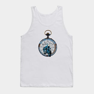 Live The Moment - Vintage Watch - Heritage Motorcycle Tank Top